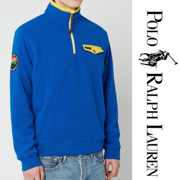Polo Ralph Lauren Respect Wildlife Fleece Half Zip - Picture 1 of 7